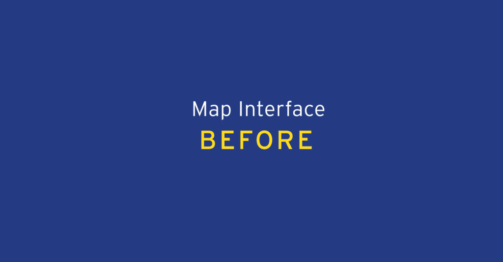 Back-End Map Interface Mockup for landproDATA