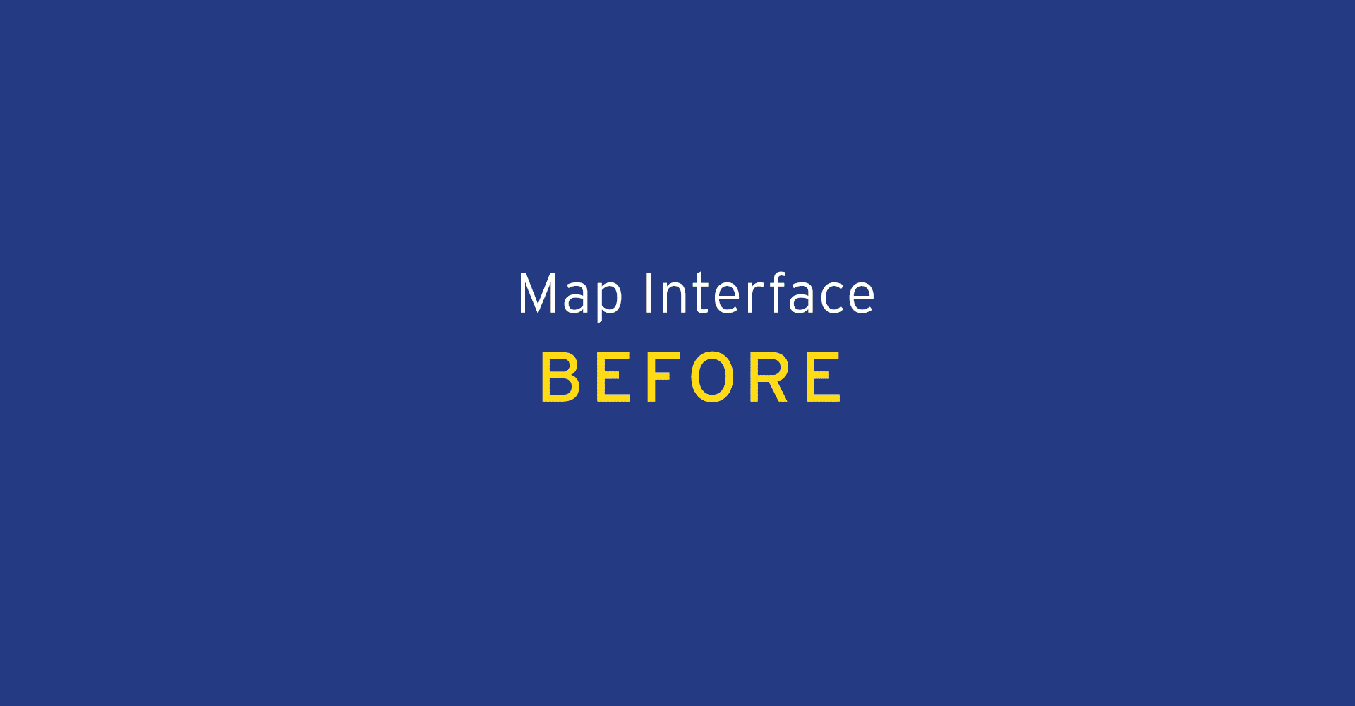 Back-End Map Interface Mockup for landproDATA