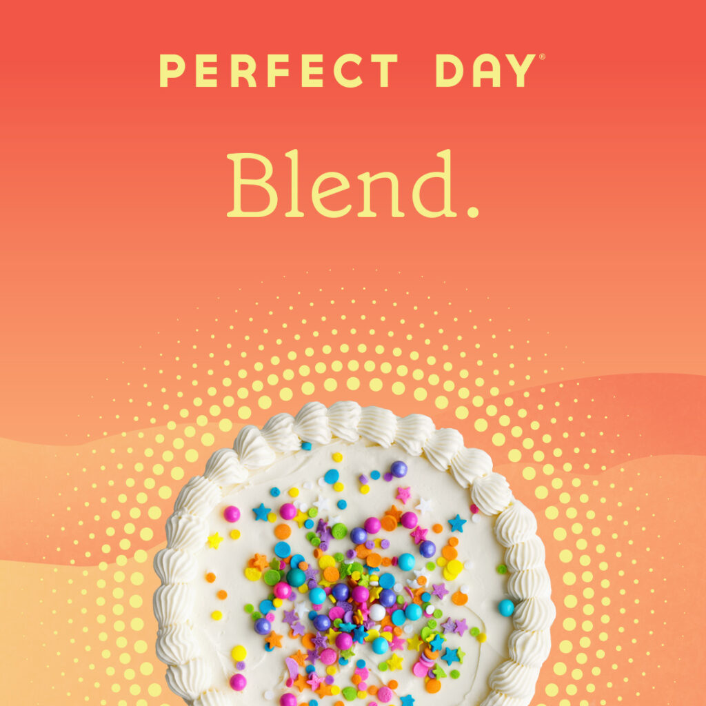 Whole cake made by Perfect Day.cake mix.