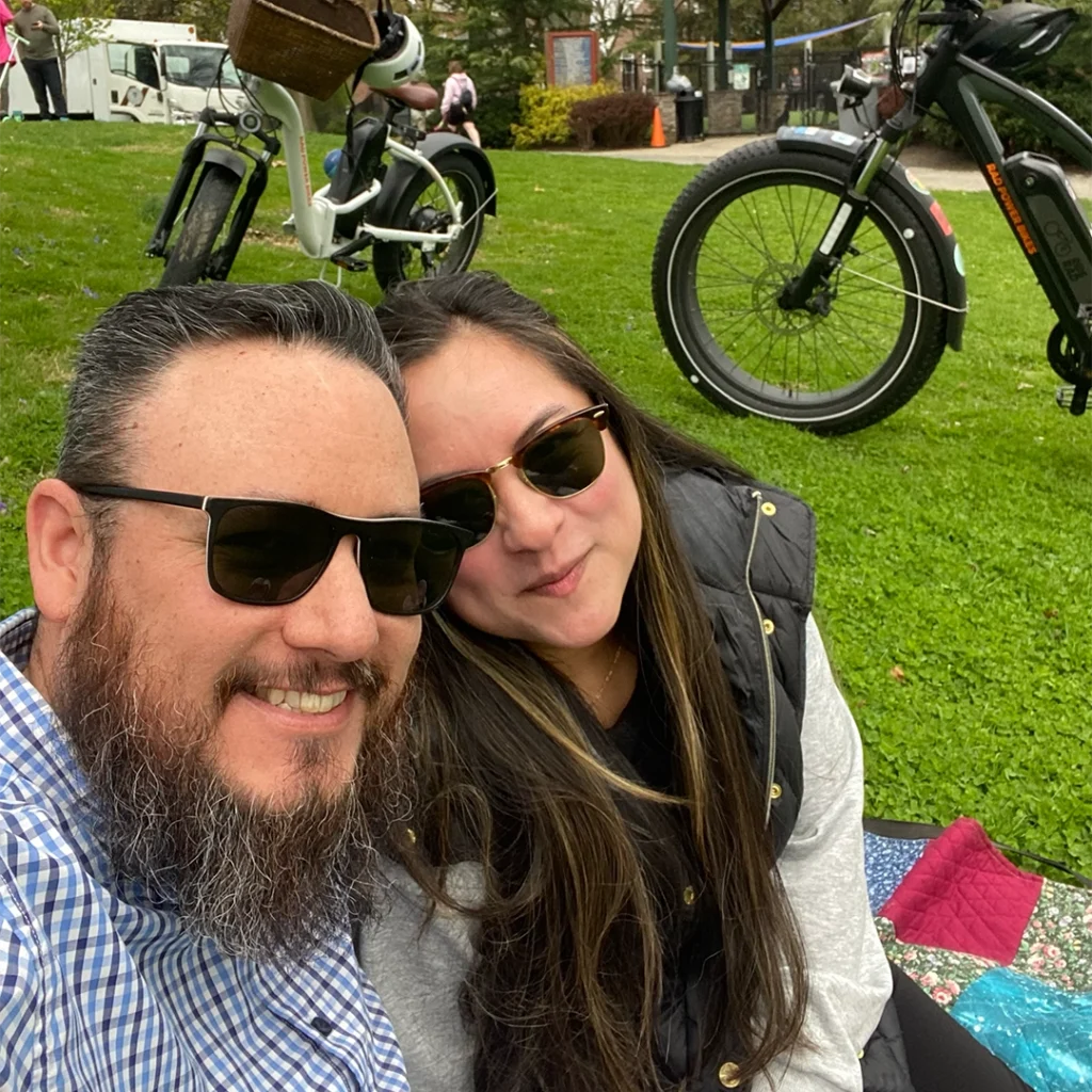 Selfie of Seth Mariscal and his wife